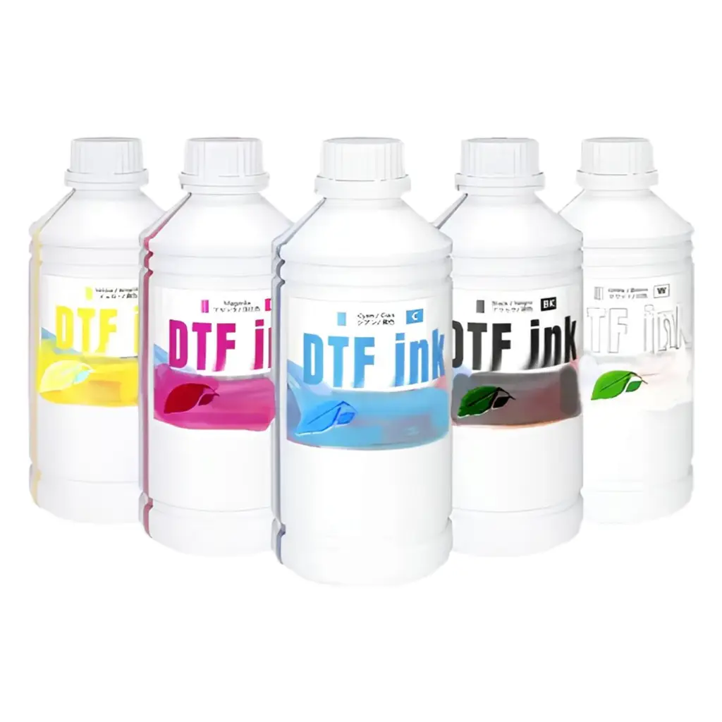 DTK INK WHITE CYAN MAGENTA YELLOW BLACK